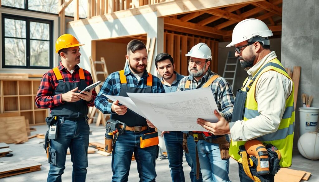 Professional contractors ensuring service quality Professional contractors ensuring service quality
